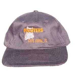 Hooters Cape Coral FL Strapback Adjustable Baseball Cap Embroidered